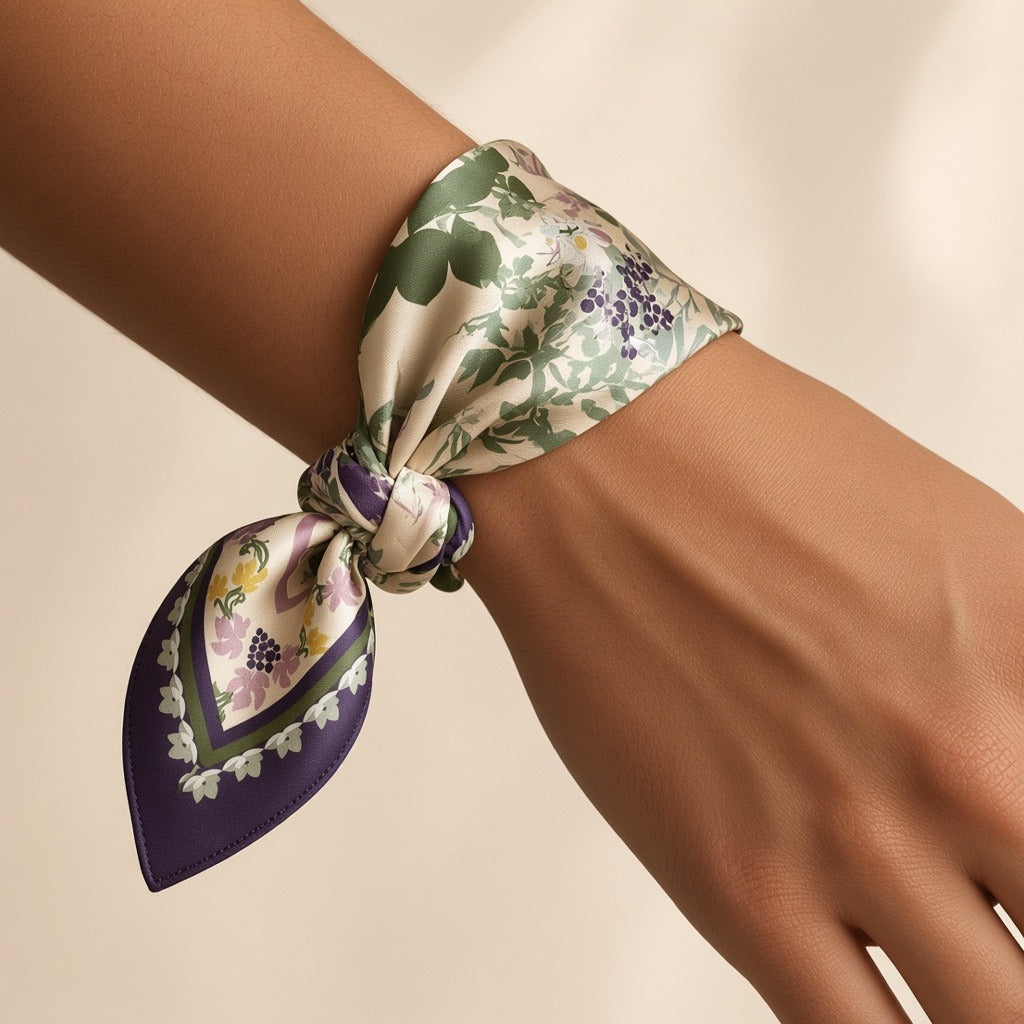 Lilac Garden – Wrist Tie
